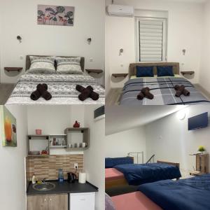 Ένα ή περισσότερα κρεβάτια σε δωμάτιο στο Lotus house