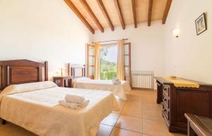 Posteľ alebo postele v izbe v ubytovaní Sa Pobla - 40796 Mallorca5 + 23 fotografií