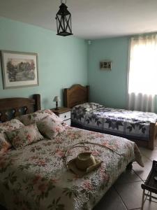 Postel nebo postele na pokoji v ubytování Casa de campo inteira de frente pra Represa Avaré
