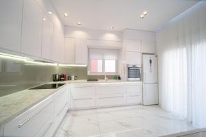 Kuchyň nebo kuchyňský kout v ubytování Luxury Apt 115m2