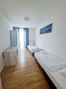 Postel nebo postele na pokoji v ubytování Apartment in the center of Berlin 2132