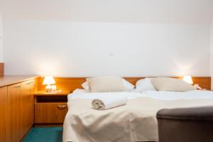 Katil atau katil-katil dalam bilik di Hotel Tisa Pohorje