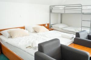 Katil atau katil-katil dalam bilik di Hotel Tisa Pohorje