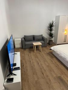 TV a/nebo společenská místnost v ubytování Paris Apartments + 4 fotografie