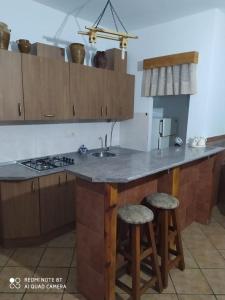 Kuchyň nebo kuchyňský kout v ubytování Cortijo las lagunillas