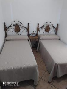 Postel nebo postele na pokoji v ubytování Cortijo las lagunillas
