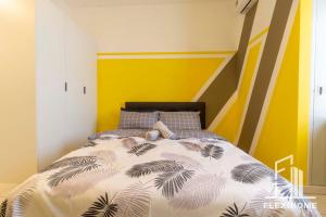KLIA-KLIA 2, Comfy Studio, Horizon Suites Sepang-Dengkil by Flexihome-MY客房内的一张或多张床位