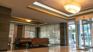 Posezení v ubytování MOX Hotel Wellness & Spa