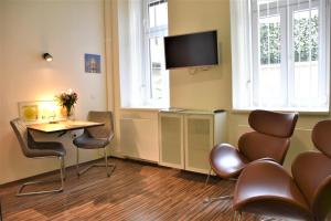 TV/Unterhaltungsangebot in der Unterkunft Studio-Apartment Augarten