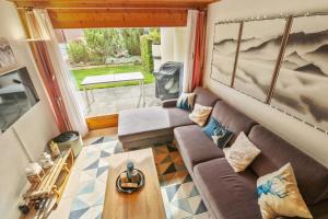 O zonă de relaxare la Superbe appartement avec parking couvert gratuit