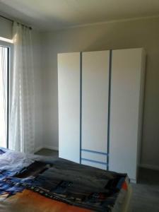 Ein Bett oder Betten in einem Zimmer der Unterkunft Ferienwohnung Inselglück
