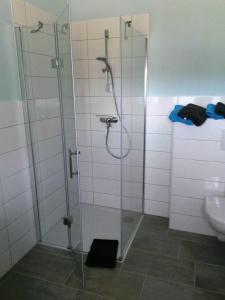 Ein Badezimmer in der Unterkunft Ferienwohnung Inselglück