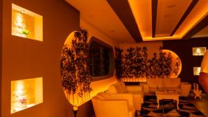 Posezení v ubytování MOX Hotel Wellness & Spa