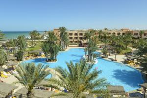 an aerial view of a resort with a swimming pool at Vincci Safira Palms in Sangho