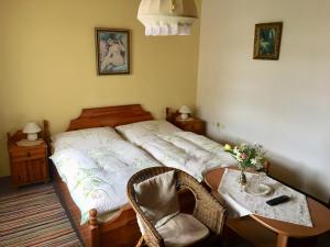 Postel nebo postele na pokoji v ubytování Penzion Trattoria