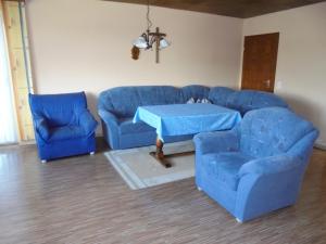 Posezení v ubytování Ferienhaus Bauer mit wunderschönem Panoramablick