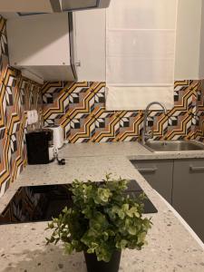 A kitchen or kitchenette at Athens City Themis 6