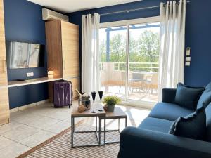 Résidence Hôtelière Natureva & Spa的休息区