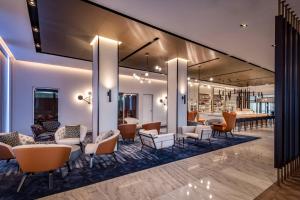 Χώρος καθιστικού στο Zurich Marriott Hotel