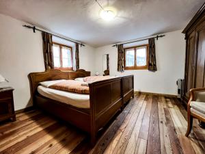 Rúm í herbergi á Albergo Ristorante Selva