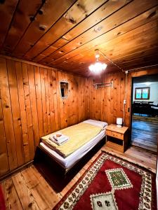 Rúm í herbergi á Albergo Ristorante Selva