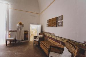 A seating area at Masseria La Scalella - Fortificato