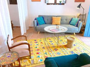Posezení v ubytování Casa Amigos - La Viña