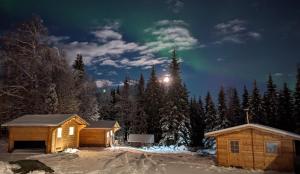 Lapland Snow Cabin v zimě + 37 fotografií