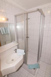 Koupelna v ubytování Schiederhof + 21 fotografií