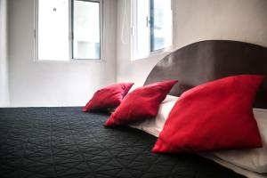 Postel nebo postele na pokoji v ubytování Hotel Cupules