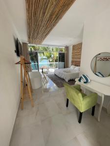 Μια τηλεόραση ή/και κέντρο ψυχαγωγίας στο Casa La Joya Bacalar