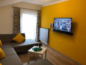 TV a/nebo společenská místnost v ubytování Schlossnerhof
