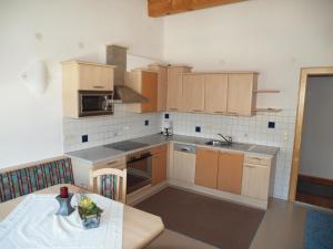 Köök või kööginurk majutusasutuses Appart Gabl