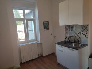 Kuchyňa alebo kuchynka v ubytovaní Apartments City of Hearts 3