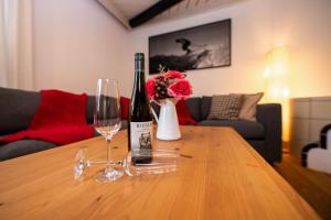 Ein Sitzbereich in der Unterkunft Chalet Gletschermoos - Summer Card included