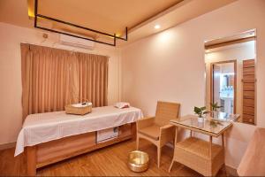 Letto o letti in una camera di The Samrat Palace - Luxury Hotel in Kathmandu