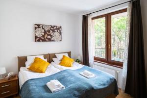 Posteľ alebo postele v izbe v ubytovaní Free Parking! Soho Budapest 304, 4 ppl, AC, FAST WIFI, Smart TV