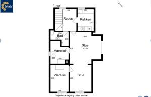 a floor plan of a house at Awesome Foersum in Tarm