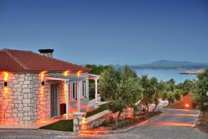 a house with a view of the water at Peaceful House in Bozcaada in Canakkale