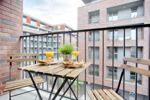 Balkon lub taras w obiekcie Tyzenhauz Apartments Piwna Street