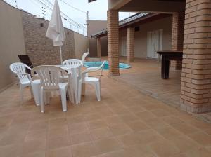 Balkón nebo terasa v ubytování Casa Temporada Belo Por do Sol