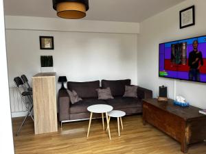 Μια τηλεόραση ή/και κέντρο ψυχαγωγίας στο LCY Home - Superbe appartement de plain pied