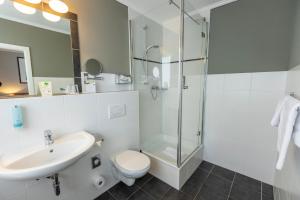 Koupelna v ubytování Comfort Hotel tom Kyle