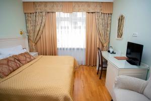 Letto o letti in una camera di Zlatý Sloup