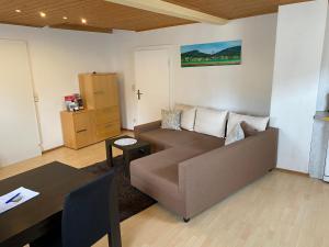 Posezení v ubytování Ferienwohnung Rauch