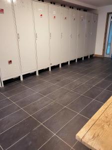 a row of lockers in a locker room at Apartment U245 in aparthotel Vucko - private host in Jahorina
