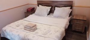 Postel nebo postele na pokoji v ubytování Apartment Giorgi in Sighnaghi