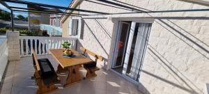 Balkón nebo terasa v ubytování Apartments Ćosic