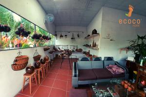 Posezení v ubytování Ecoco Homestay Mekong
