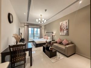Posezení v ubytování Luton Vacation Homes - Elite Residence Downtown, Dubai